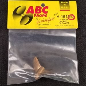 1515 2 Blade Cleaver Propeller Right – RC Boat Propeller | ABC Props