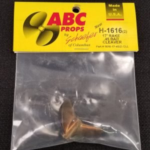 1616 2 Blade Cleaver Propeller Left – RC Boat Propeller | ABC Props