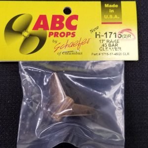 1715 2 Blade Cleaver Propeller Right – RC Boat Propeller | ABC Props