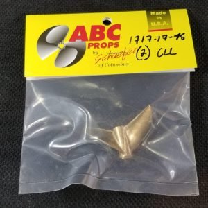 1717 2 Blade Cleaver Propeller Left – RC Boat Propeller | ABC Props