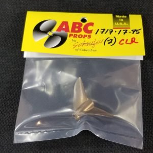 1717 2 Blade Cleaver Propeller Right – RC Boat Propeller | ABC Props