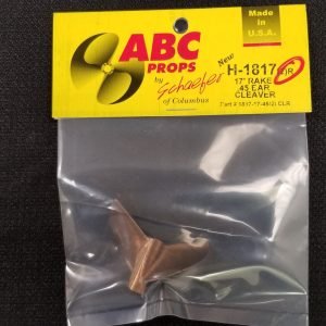 1817 2 Blade Cleaver Propeller Right – RC Boat Propeller | ABC Props