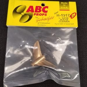 1917 2 Blade Cleaver Propeller Right – RC Boat Propeller | ABC Props