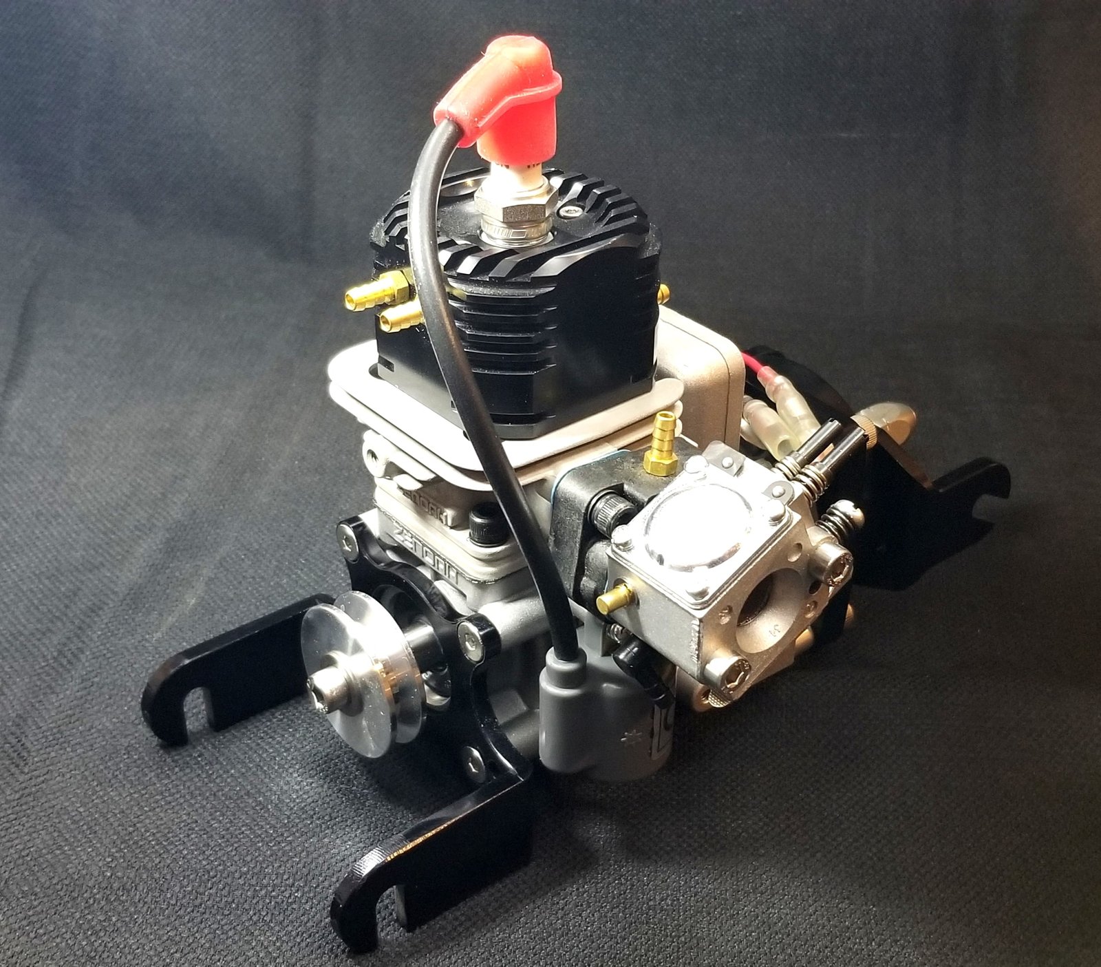 Counter-Rotated BZx2 Engine Modification - with Mounts, Clutch, & Collet | Zenoah