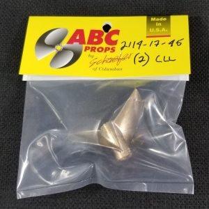 2114 2 Blade Cleaver Propeller Left – RC Boat Propeller | ABC Props