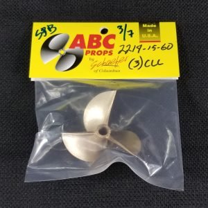 2214 3 Blade Cleaver Propeller Left - RC Boat Propeller | ABC Props