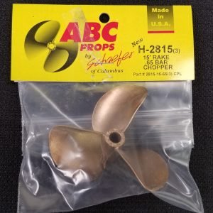 2815 3 Blade Chopper Propeller Left - RC Boat Propeller | ABC Props