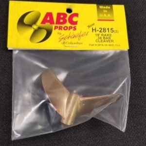 2815 2 Blade Cleaver Propeller Left - RC Boat Propeller | ABC Props