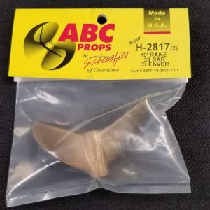 2817 2 Blade Cleaver Propeller Left - RC Boat Propeller | ABC Props
