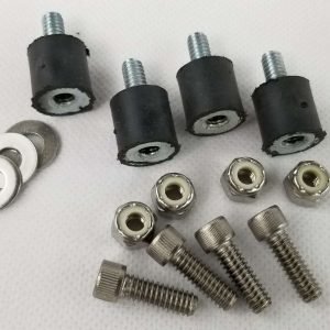 5/8" X 5/8" Rubber Vibration Damper (Set) for Proboat W/ Hardware