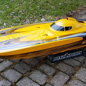47″ Bonzi Skater Cat RC Boat – Ready to Run - BZx2 Modification