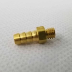 10-32 x 1/8 Brass Barbed Line Fitting