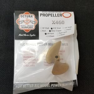 X460 2 Blade Propeller Left - RC Boat Propeller | Octura
